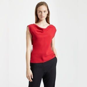 Theory Draped Boatneck Top